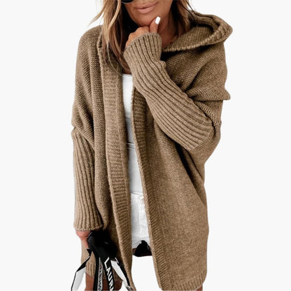 Cozy Women's Open Front Hooded Sweater