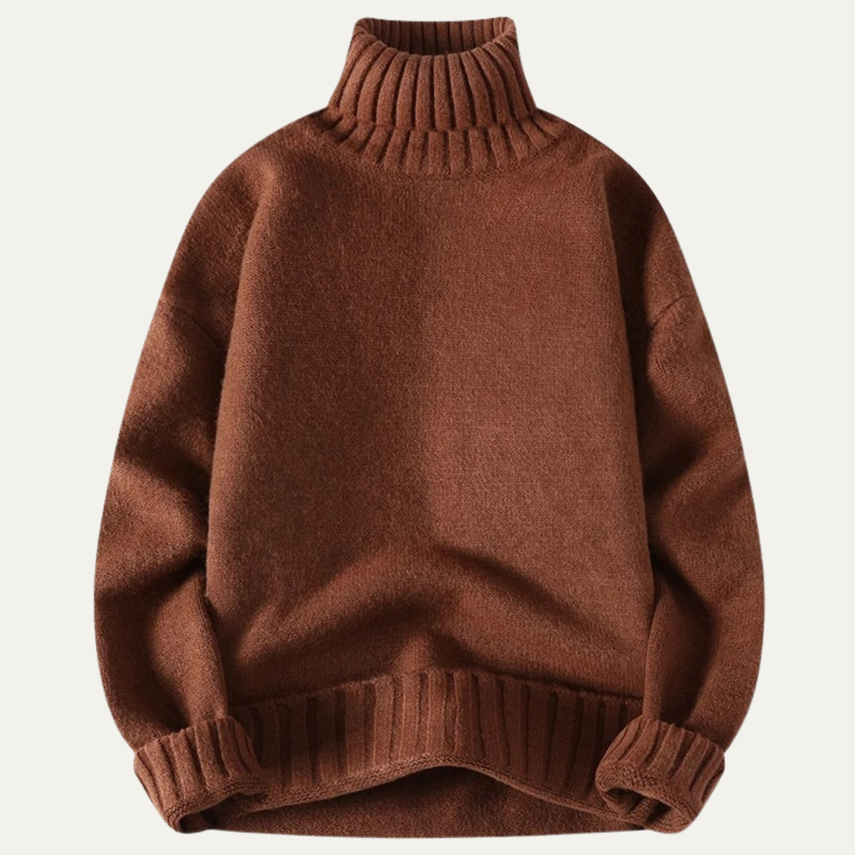 Cozy Men's Thick Crew Neck Winter Sweater - Nocini