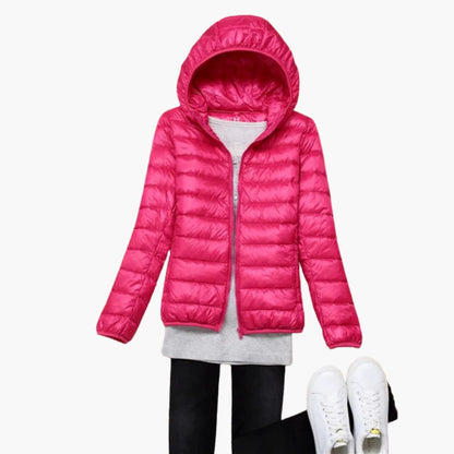 Warm Waterproof Parka for Women with Hood
