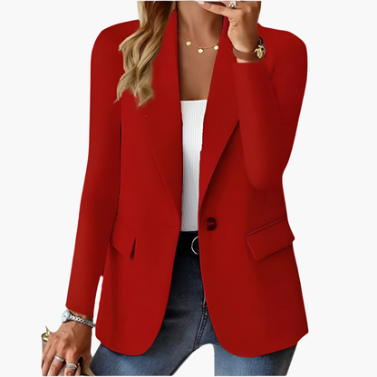 Classic Fit Women's Jacket with Button Closure