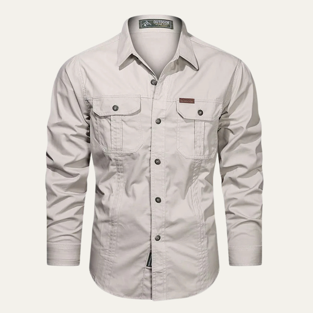 Relaxed Fit Mens Cotton Button Shirt - Nocini