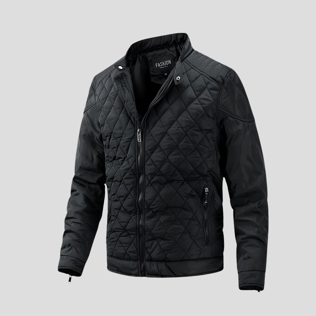 Classic Insulated Quilted Coat for Men - Olytrend