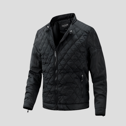 Classic Insulated Quilted Coat for Men - Olytrend