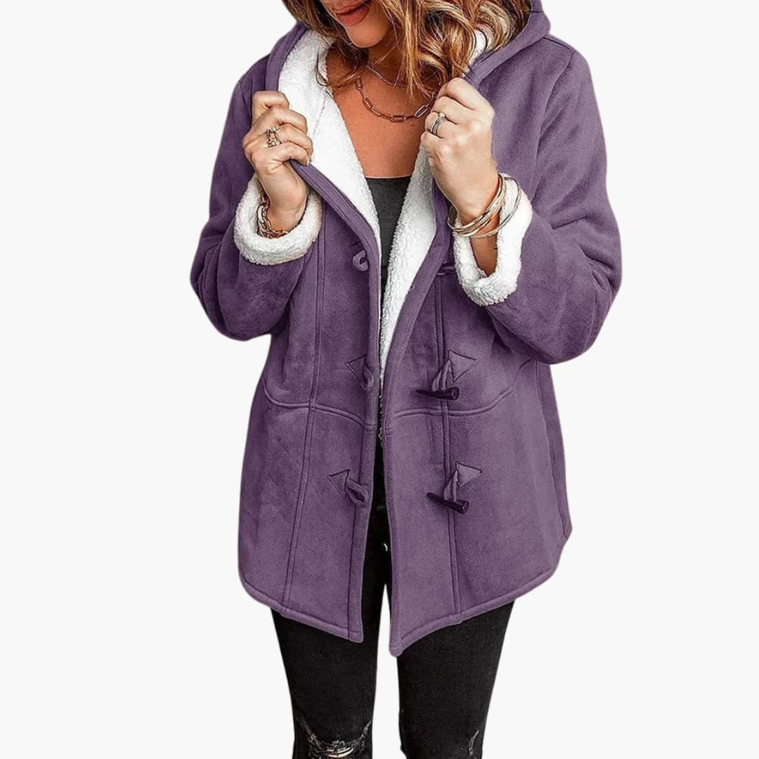 Ladies Waterproof Hooded Parka Jacket