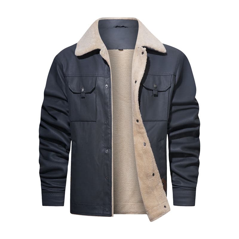 Warm Sherpa Lined Mens Jacket