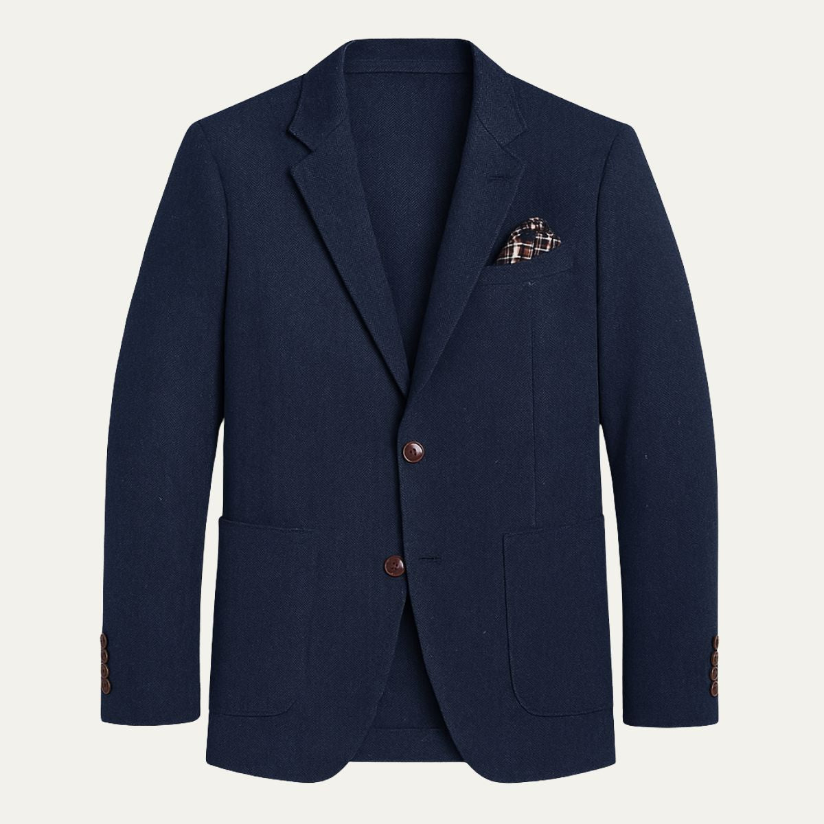 Classic Men's Tweed Business Blazer Jacket - Nocini