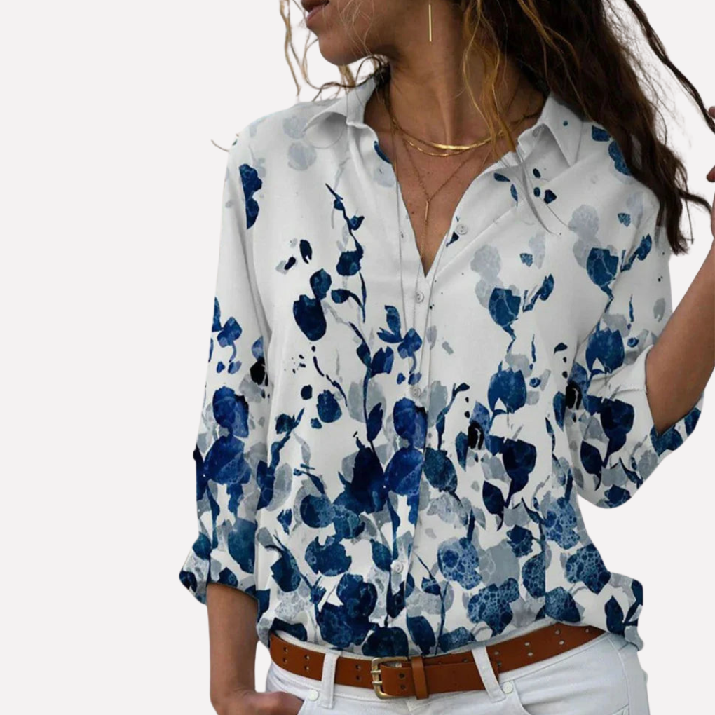 Lightweight Ladies Floral Top - Olytrend