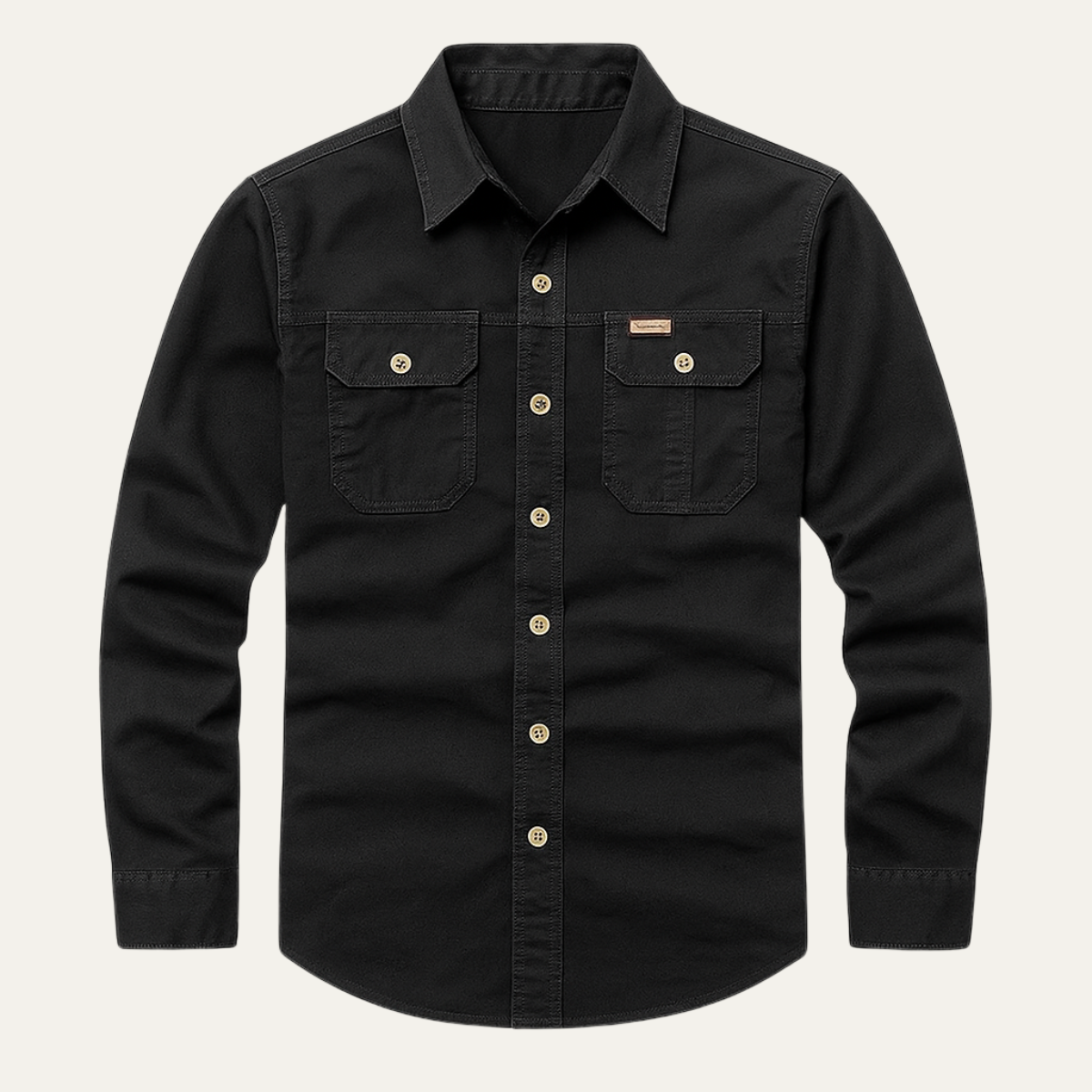 Rugged Men's Combat Shirt with Storage Pockets - Nocini