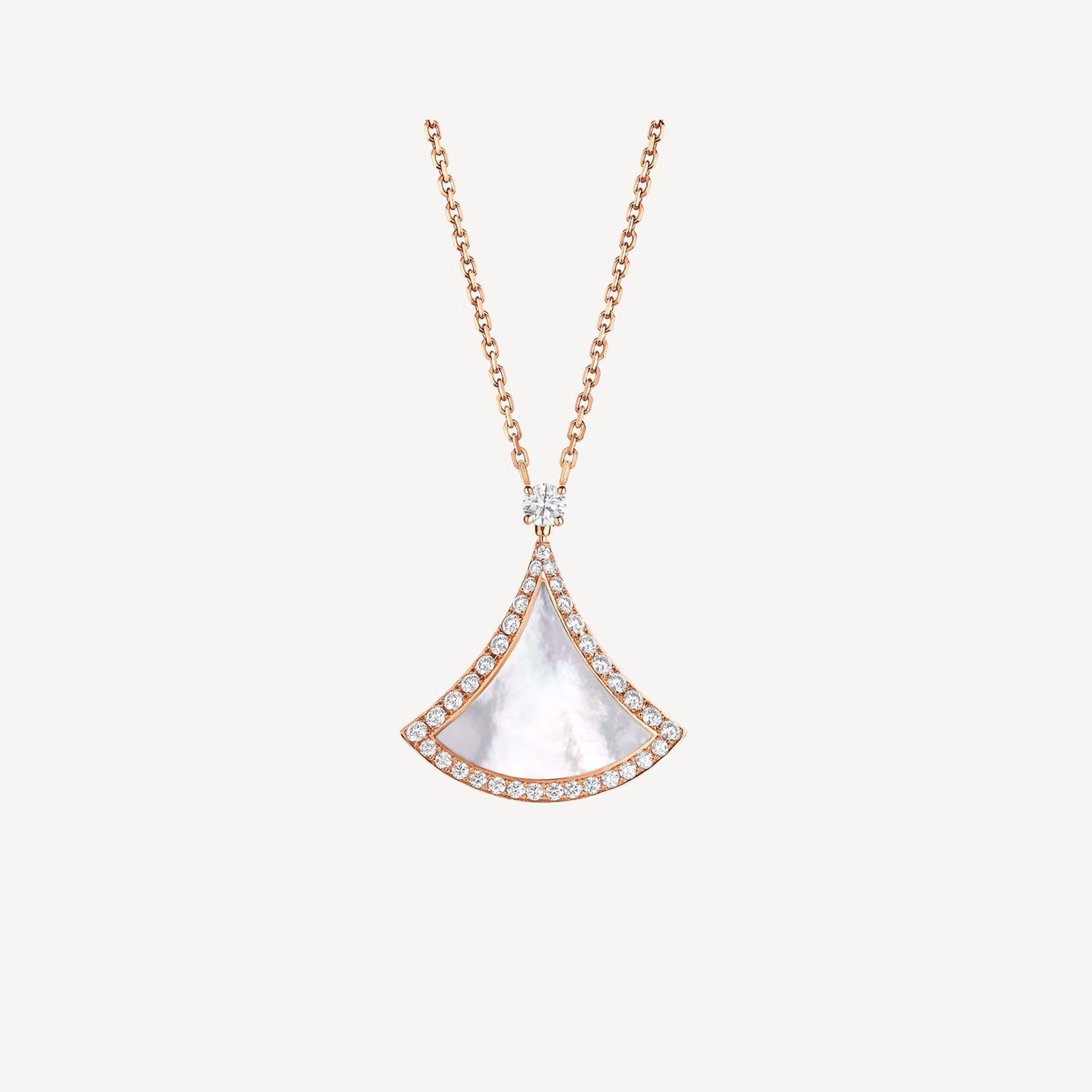 Luxurious Mother of Pearl 925 Silver Gold Necklace - Pexav