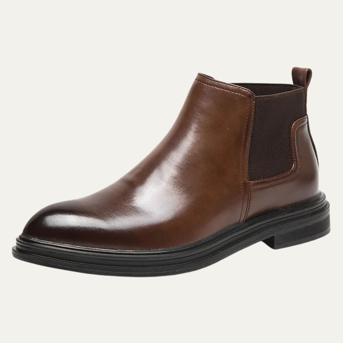 Stylish Men's Leather Chelsea Ankle Boots - Nocini