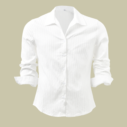 Linus | Men's Classic Fit Textured Linen Dress Shirt