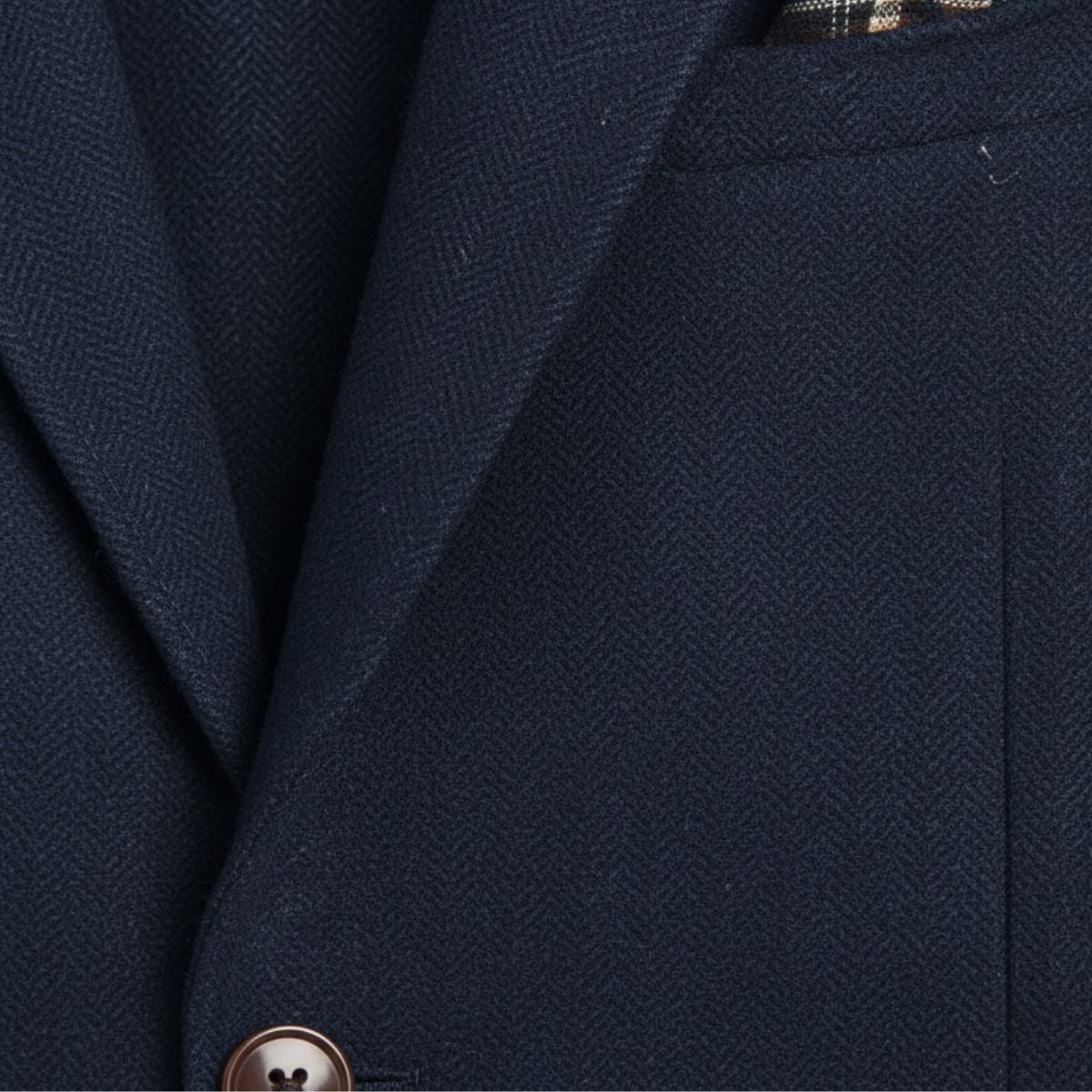 Classic Men's Tweed Business Blazer Jacket