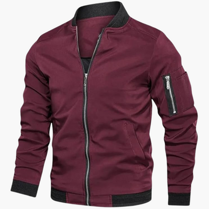 Slim Fit Casual Bomber Jacket - Olytrend