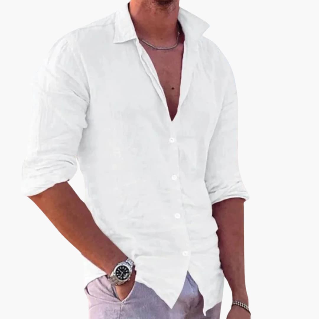 Comfortable Men's Summer Shirt - Cool Breathable Design