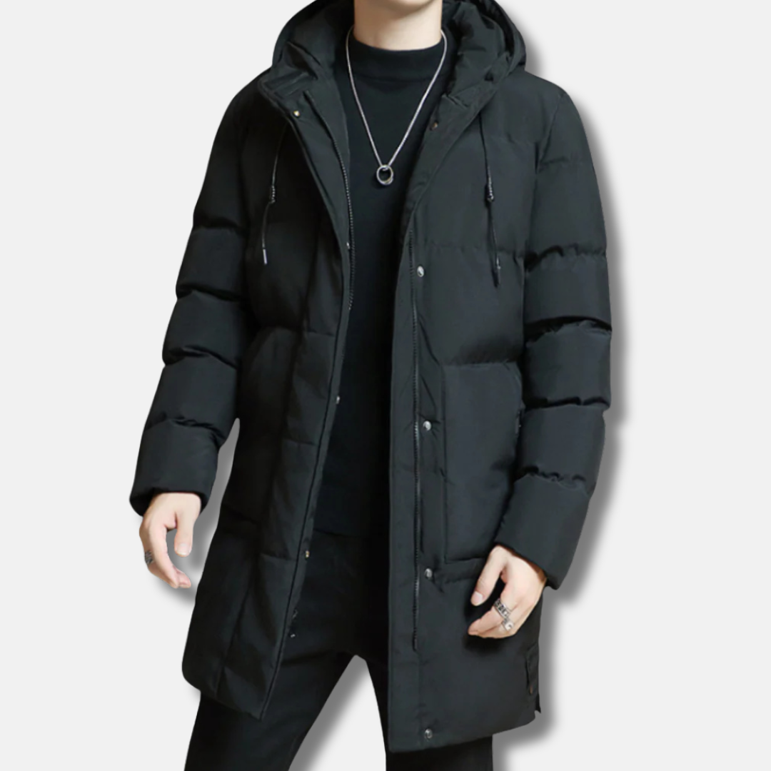 Warm Quilted Down Hooded Jacket - Nocini