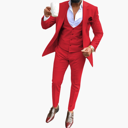 Men's 3 Piece Slim Fit Suit Set