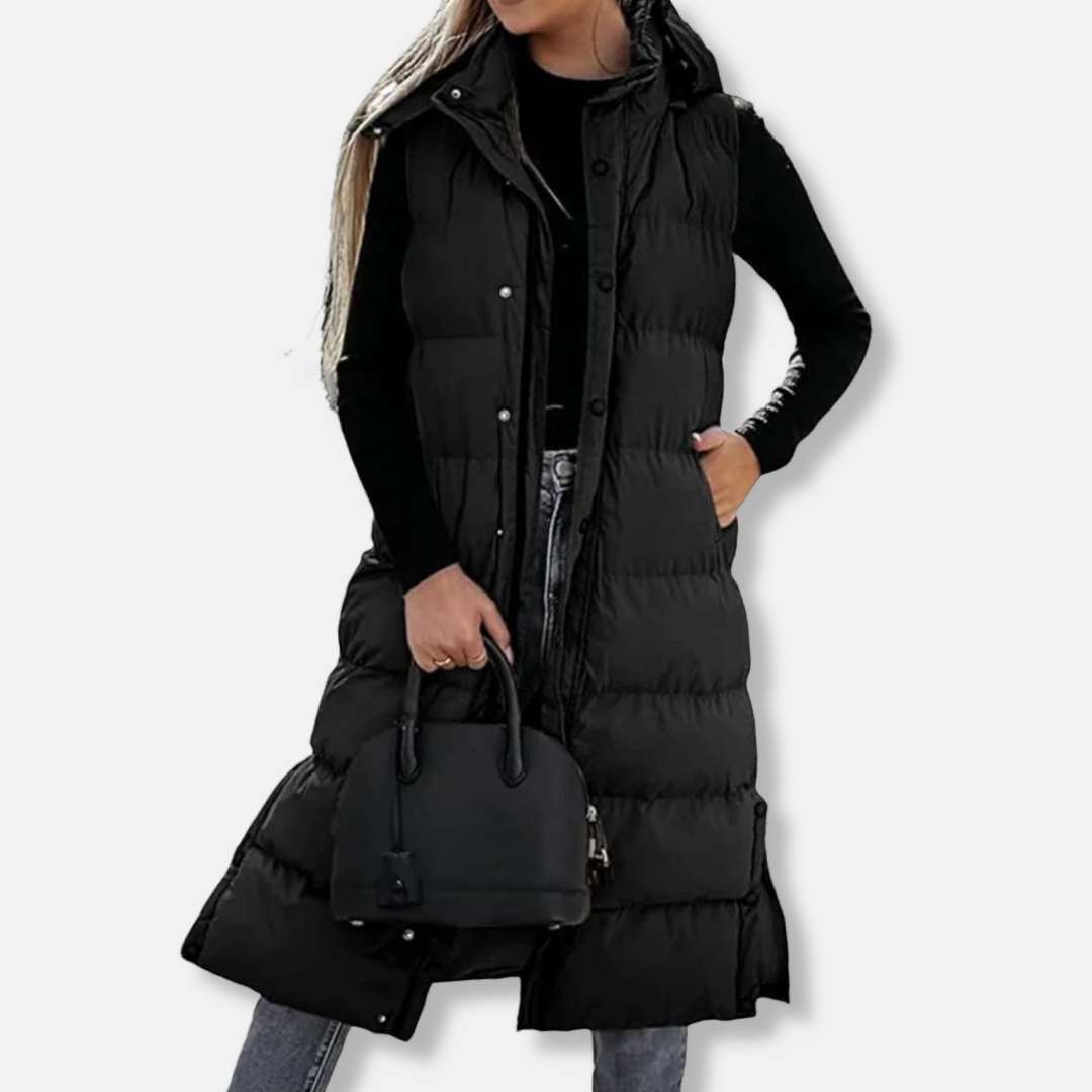 Warm Quilted Puffer Sleeveless Vest - Nocini
