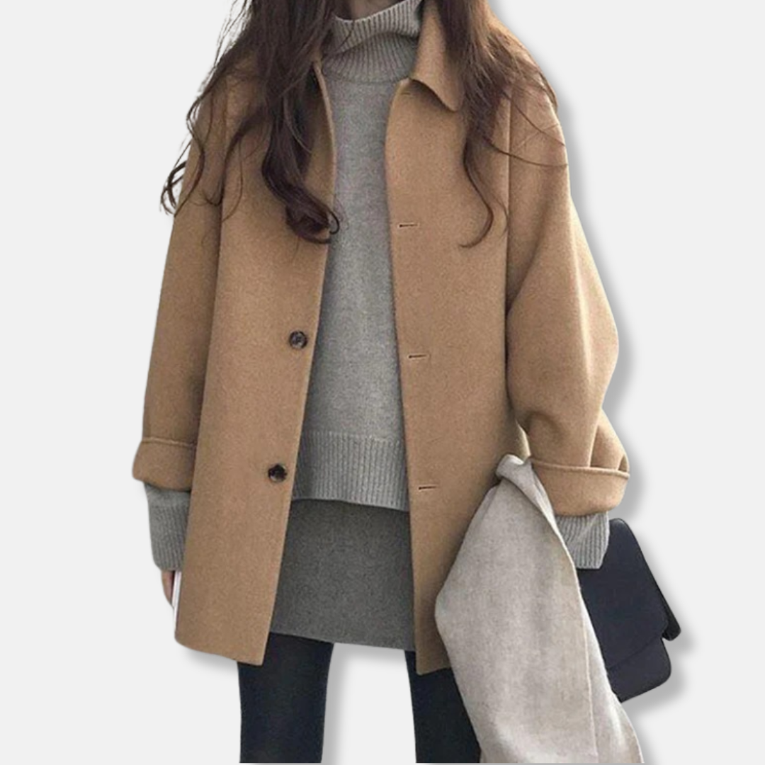 Casual Wool Oversized Winter Coat - Nocini