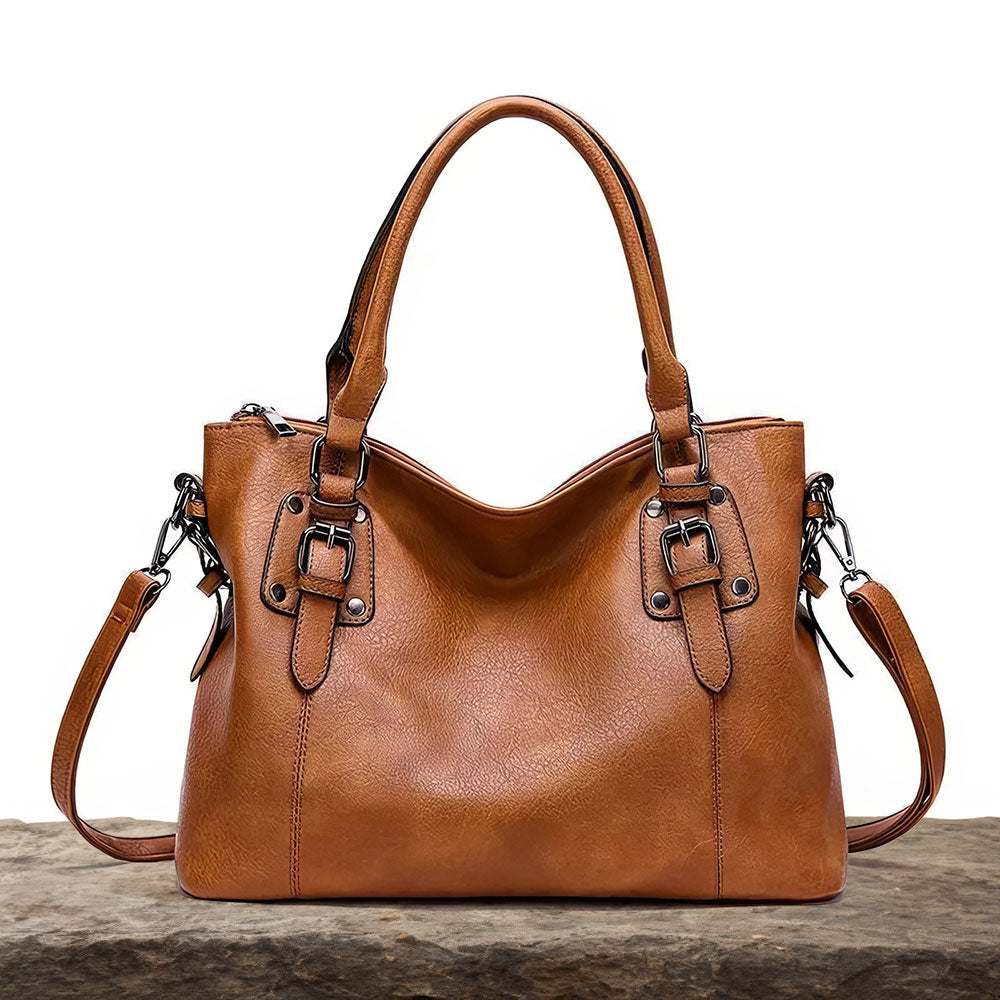 Eco Friendly Faux Leather Tote Handbag - Nocini