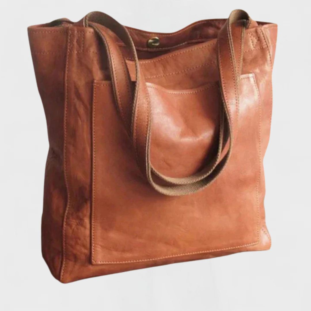 Chic Genuine Leather Handbag - Olytrend