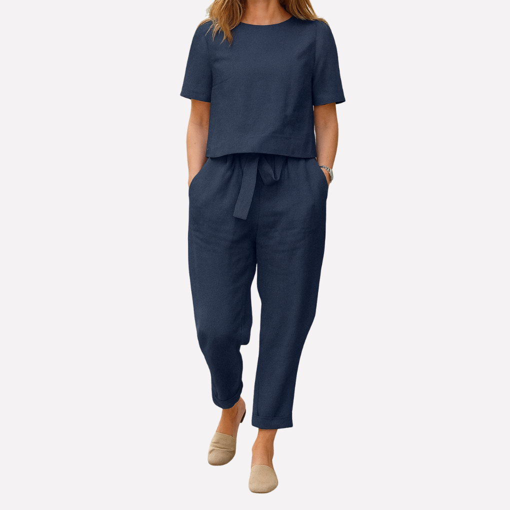 Comfortable Women's Lounge Pant Suit - Olytrend
