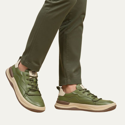 Comfortable Mens Orthopedic Leather Sneakers