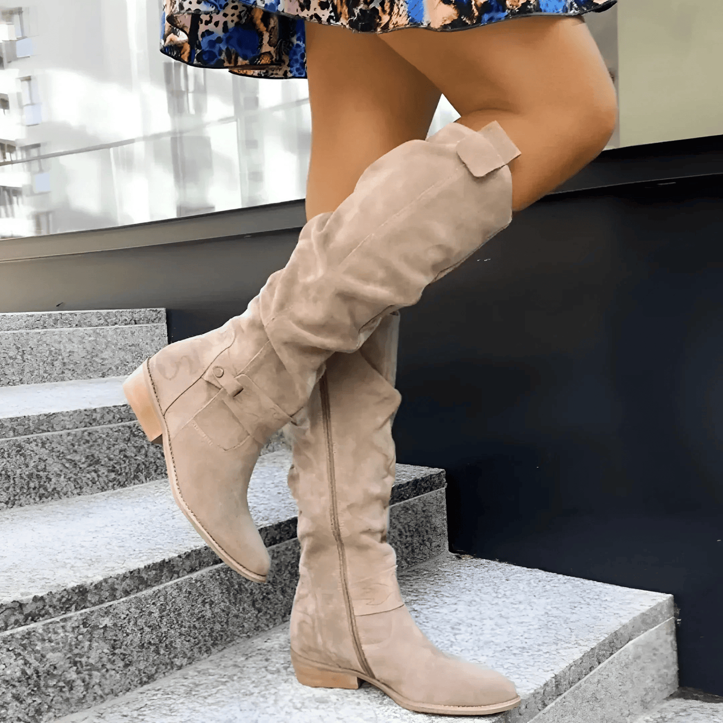 Luxurious Leather Ankle Boots - Olytrend
