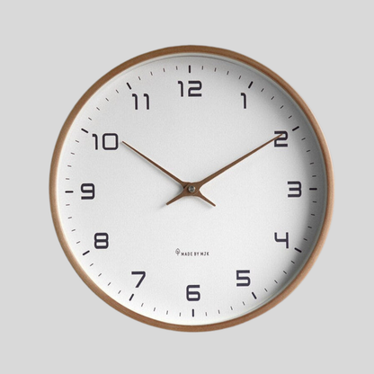 Rustic Wooden Wall Clock - Olytrend