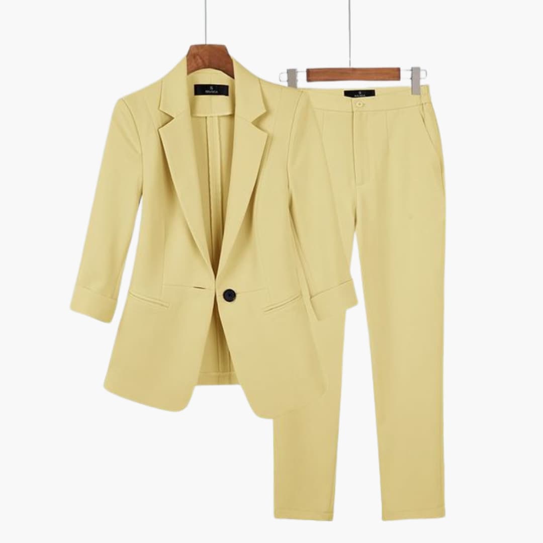 Ladies Business Pantsuit with Jacket