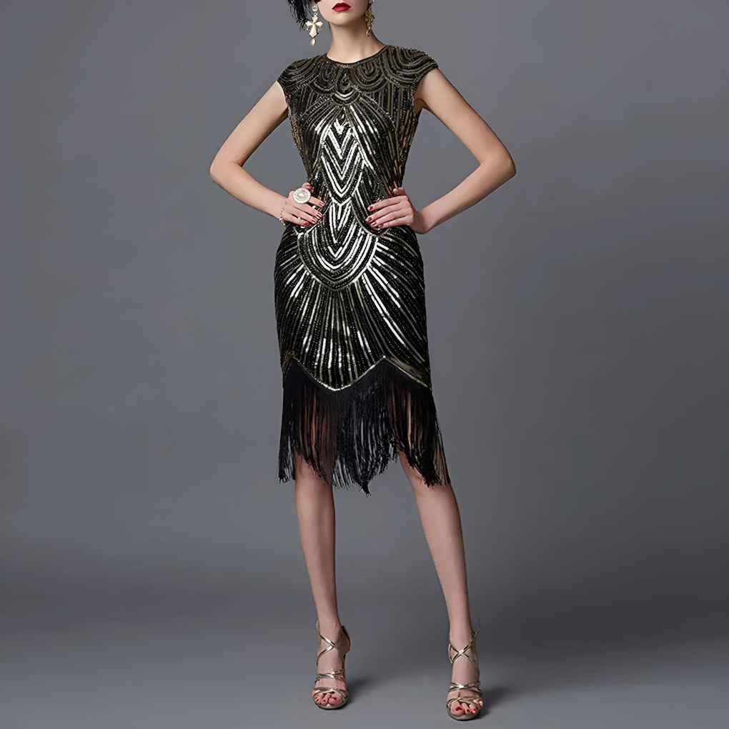 Ladies Vintage Party Dress - Olytrend