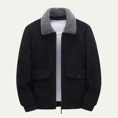Rugged Men's Corduroy Fleece Lined Jacket - Nocini