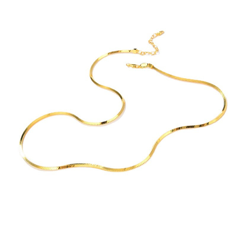Luxury Silver and Gold Plated Chain Necklace