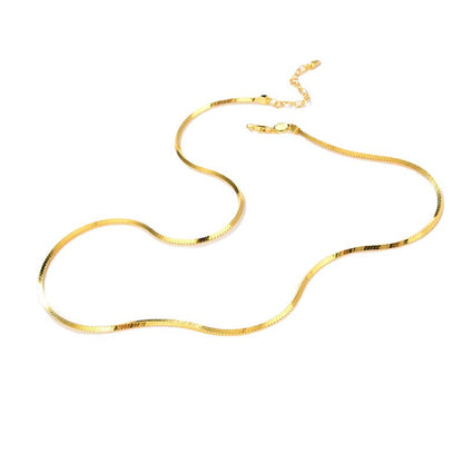 Luxury Silver and Gold Plated Chain Necklace