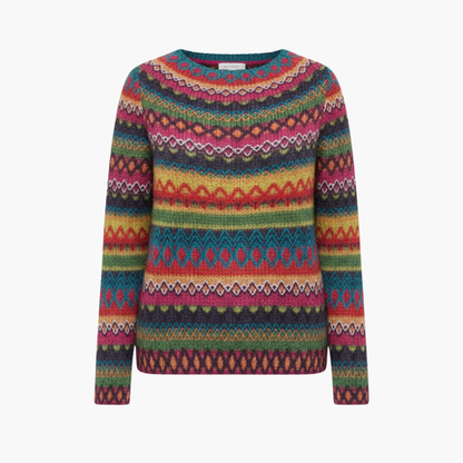 Soft Crew Neck Ladies Pullover Sweater - Olytrend