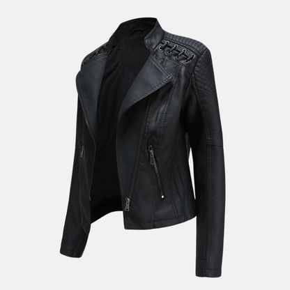 Classic Biker Genuine Leather Jacket - Nocini