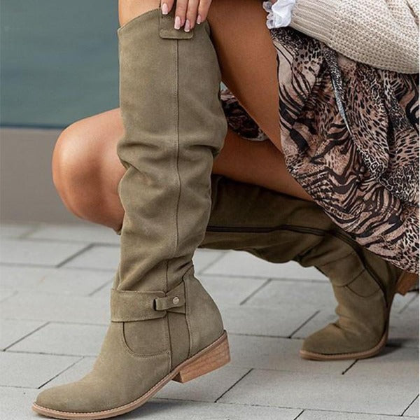 Classic Low Heel Women's Boots - Nocini