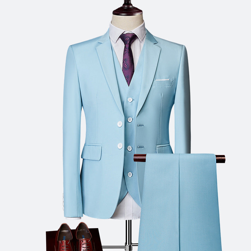 Classic 3-Piece Business Suit Set - Nocini