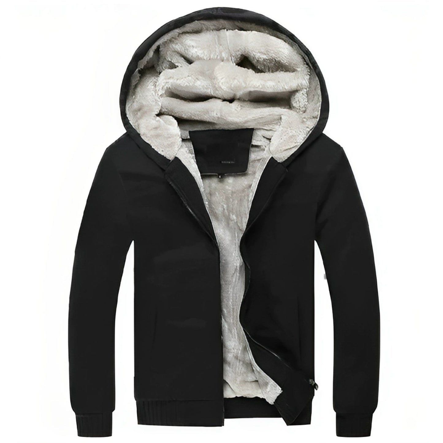 Warm Fleece Hoodie Jacket - Nocini