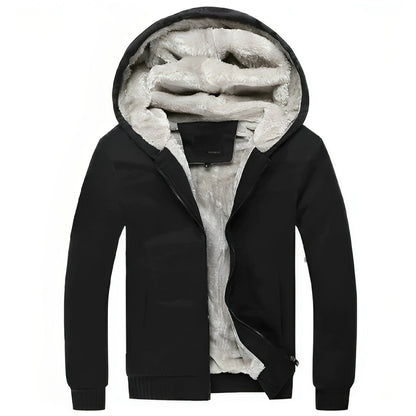 Warm Fleece Hoodie Jacket - Nocini