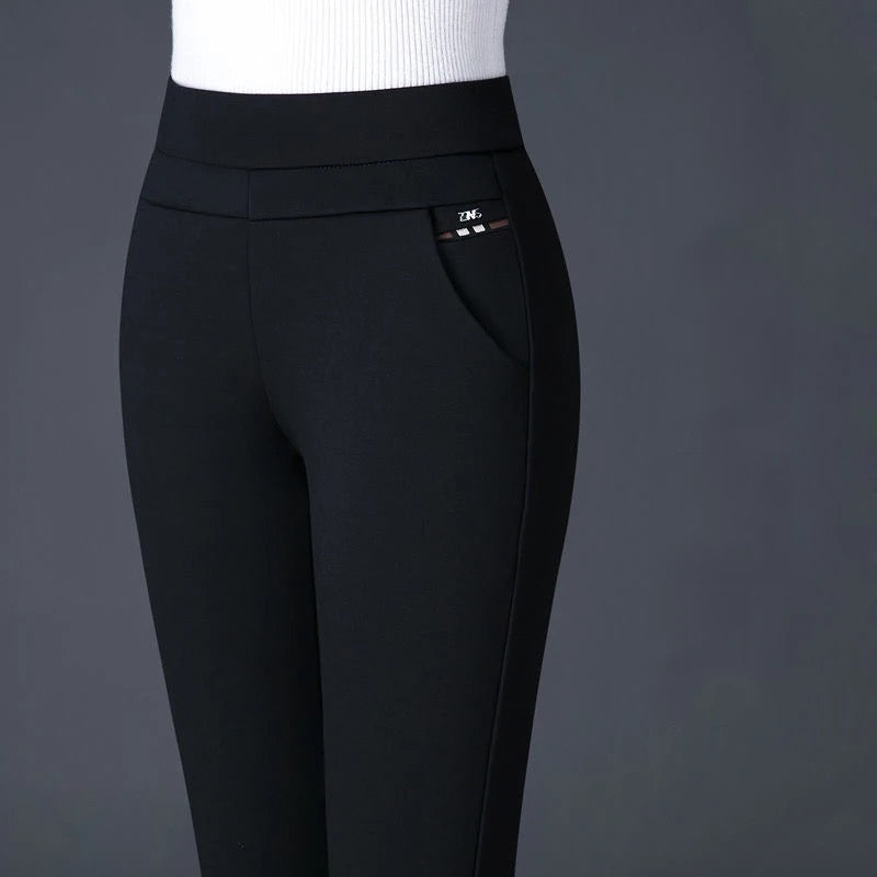 Comfortable High Waisted Leggings with Pockets - Nocini