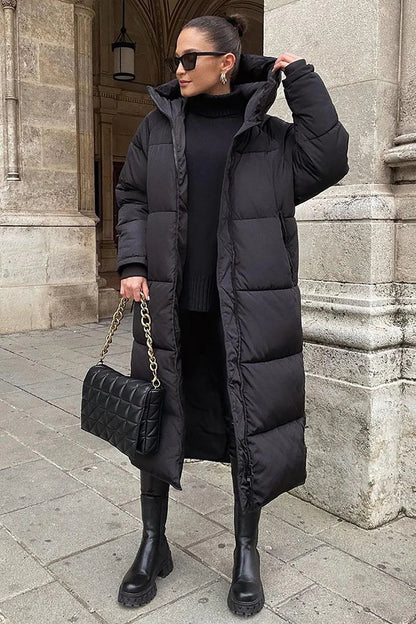 Warm Women's Down Parka Jacket Winter Coat - Nocini
