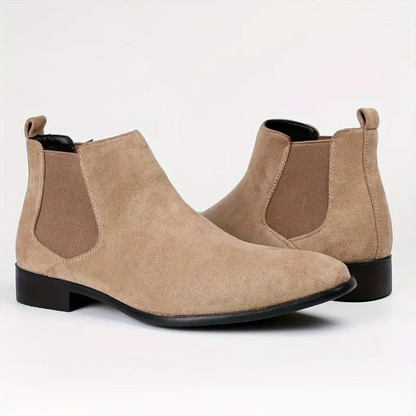 Men's Classic Slip-On Chelsea Boots - Nocini