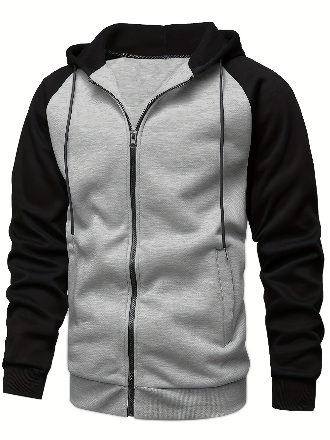 Men's Casual Zip Up Hooded Sweatshirt - Nocini