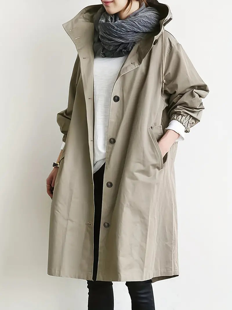 Waterproof Women's Classic Trench Coat - Nocini