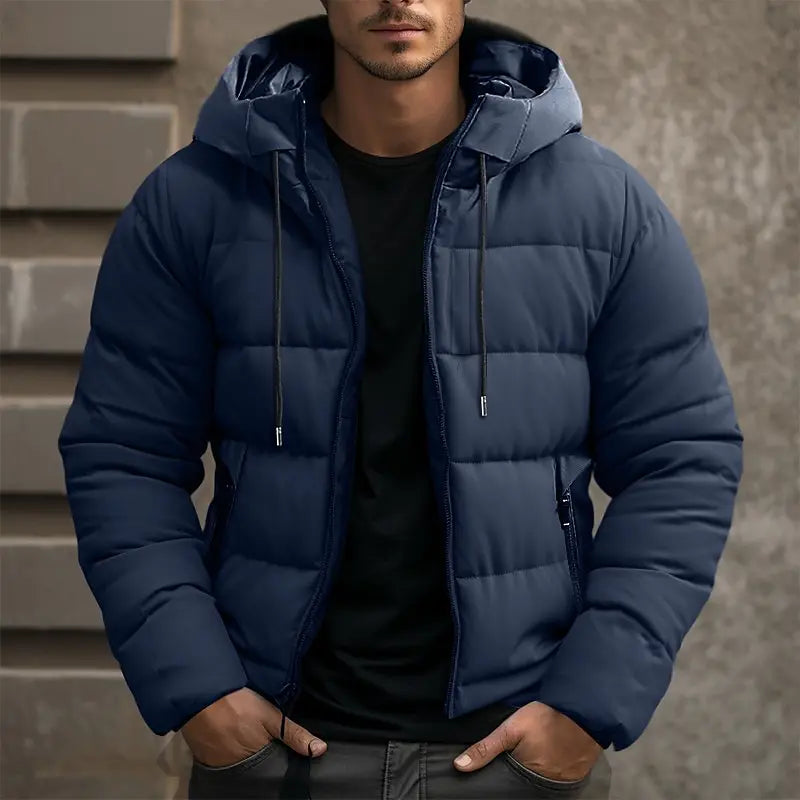 Warm Waterproof Mens Puffer Coat - Nocini