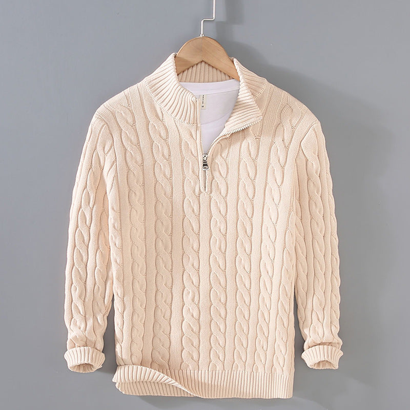 Men's Simple Crew Neck Sweater - Nocini