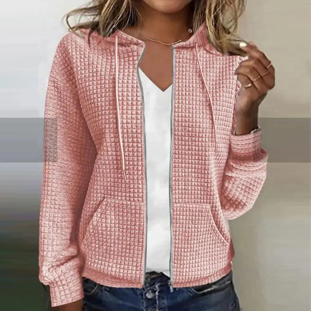 Fashionable Women's Hoodie Jacket | Vibrant - Nocini