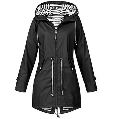Waterproof Hooded Coat for Ladies - Nocini