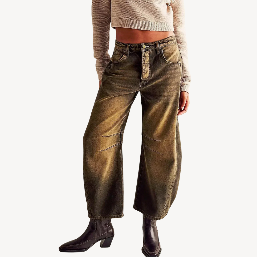 Fashionable Loose Fit Womens Jeans - Nocini