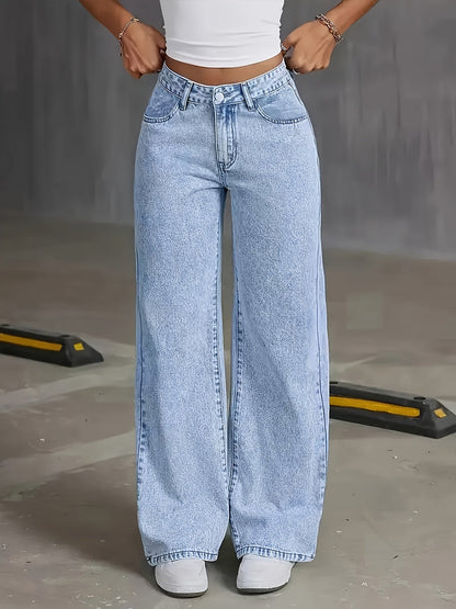 Comfortable Wide Leg Pants - Nocini